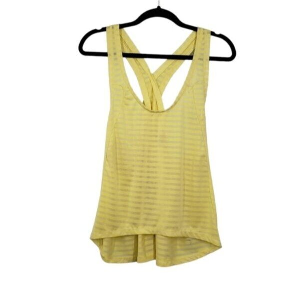 ZYIA Lemon Nimbus Split Back Tank XXL Activewear - Picture 15 of 16